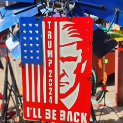 Trump Medium Metal Sign 