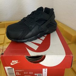 Black Huarache 8c Kids  