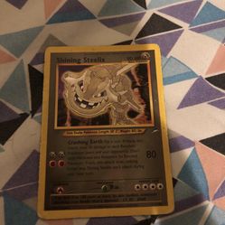 Pokémon Card / Shining Steelix Collectible