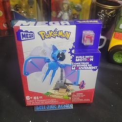 MEGA Pokemon Building Toy Kit Zubat's Midnight Flight (61 Pieces) Kids 6+