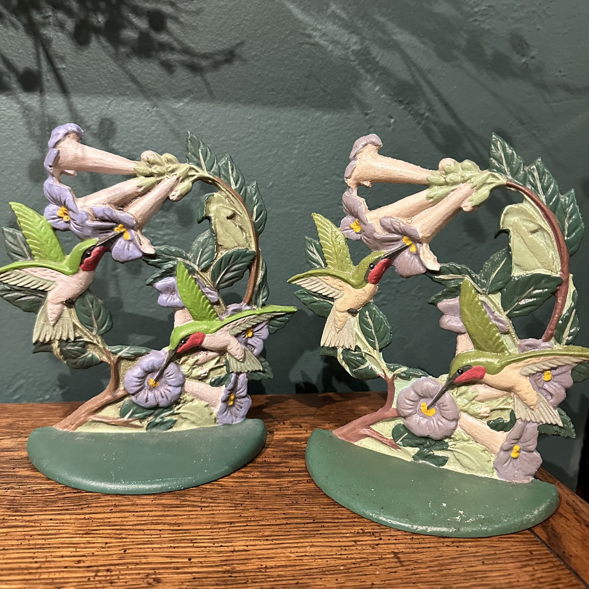 Hummingbird Bookends Cast Iron Midwest Importers