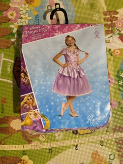 Disney Rapunzel kids costume dress size 7-8 *NEW*