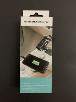 Wireless Bluetooth Car kit handsfree talk MP3 player fm transmitter dual car charger