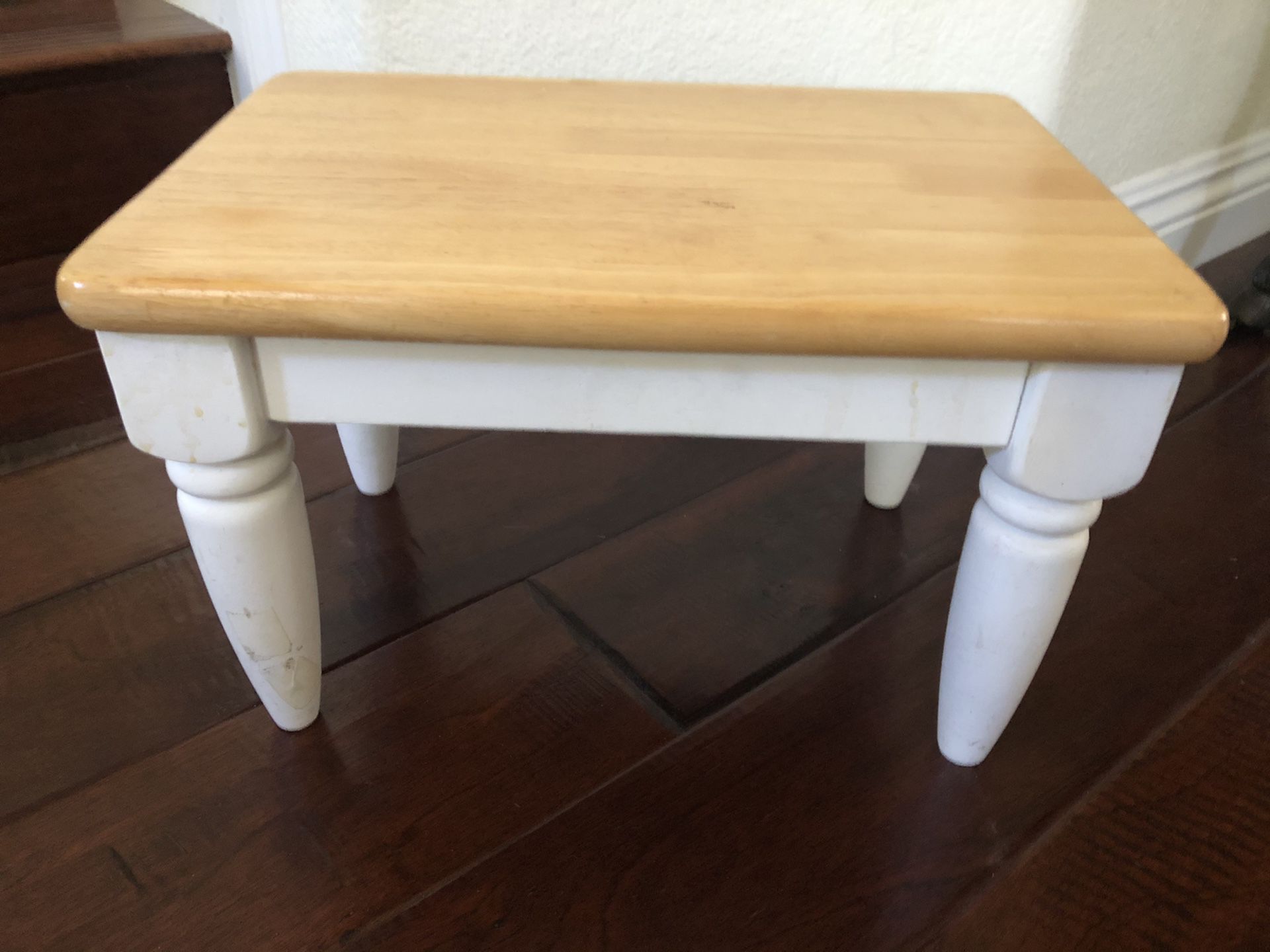 Small wooden foot stool