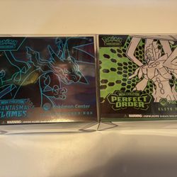 Perfect Order And Phantasmal Flames Pokemon Center ETB