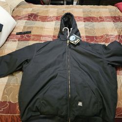 NEW Berne Men's Icecap Insulated Hooded Jacket 3x