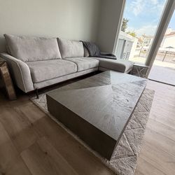 Restoration hardware machinto coffee table