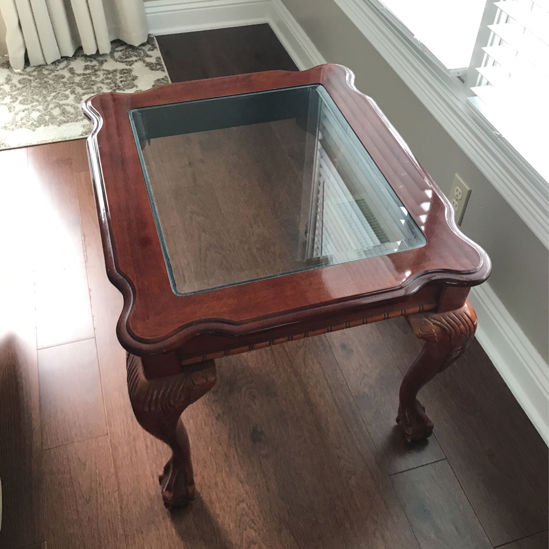 Cherry Wood Side Table