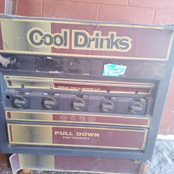 Old School Standup Soda Machine 