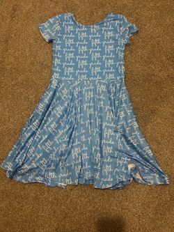 Fifth grade homemade twirl dress