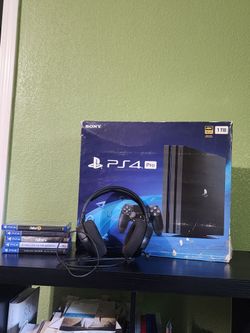 PS4 Pro with Games and Free Alexa Dot