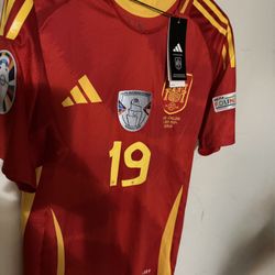 Lamine Yamal Spain Jersey Euro 2024 Final