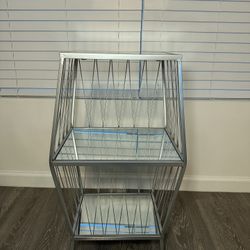 3 Tier Glass Side Table