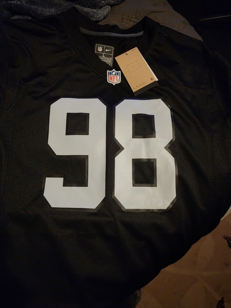 Raiders Max Crosby Jersey LARGE