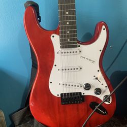Lyx Red Guitar With Amp