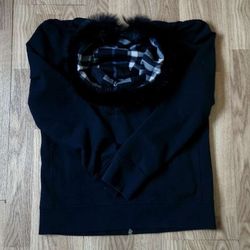 2000s Burberry Black Label Zip Up Hoodie for Sale in Romeoville