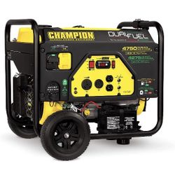 Champion Duel Fuel Generator 4750w