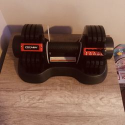 1 Brand New CDCASA Adjustable Dumbbells Free Weight