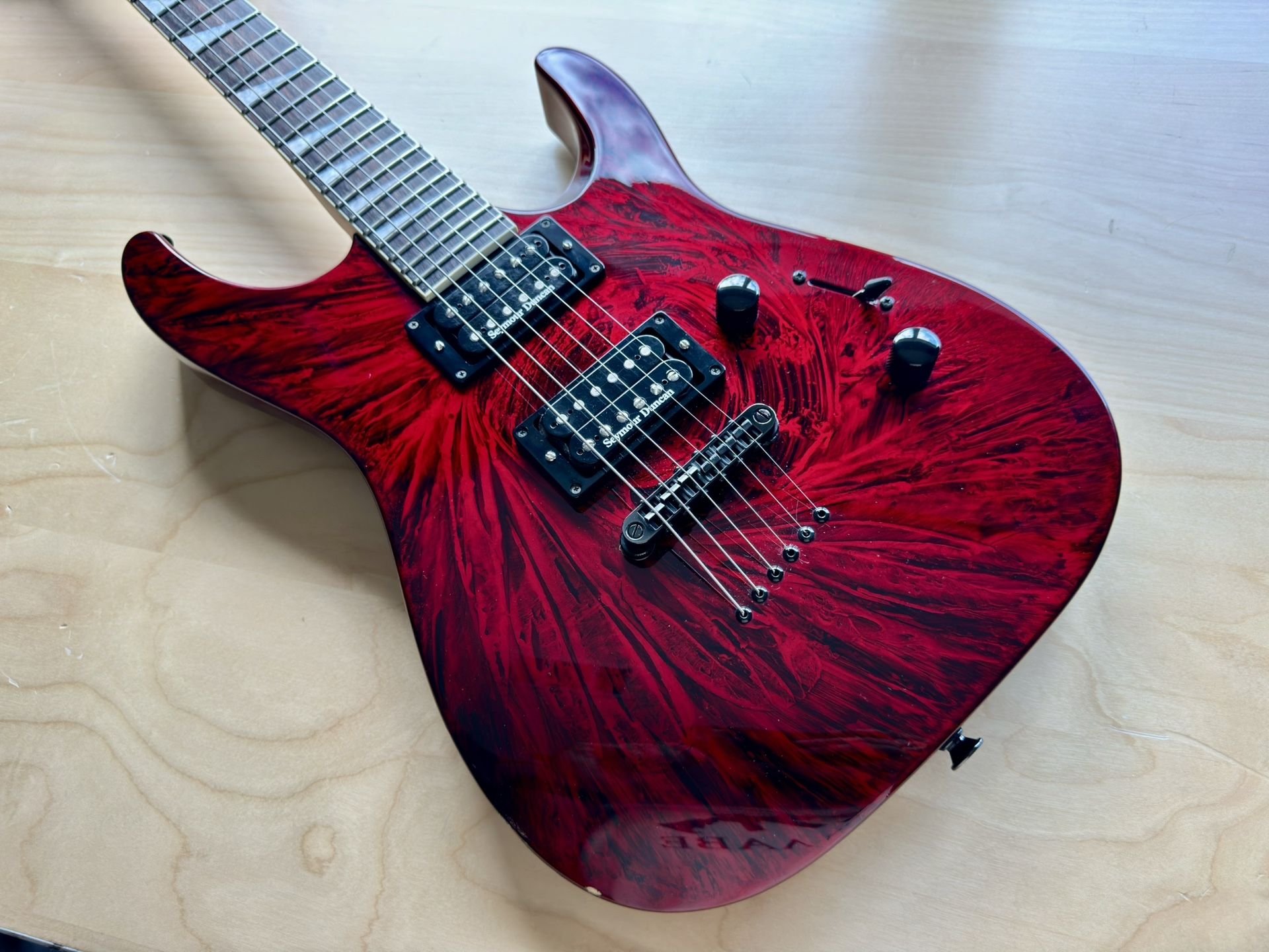 RARE* Jackson DK2T Eerie Dess Red Swirl Made In Japan! for Sale in