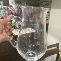 Princess House Jar With Cups 