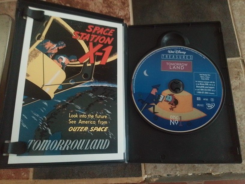 Vintage Double CD'S Disney Tomorrow Land In Tin Case $30