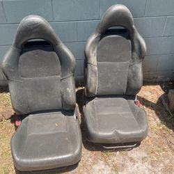 Leather Acura Driver And Passenger Seats 