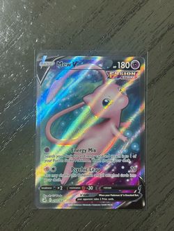 Pokémon TCG Mew V Full Art Holo Ultra Rare 250/264 Fusion Strike