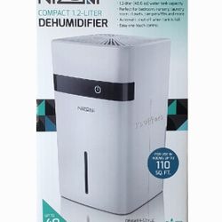New! Nizoni Compact 1.2L Dehumidifier
