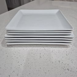 7 Large Heavy Duty Restaurant Plates