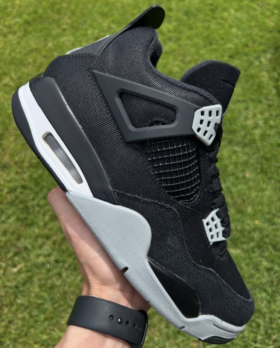Retro Jordan 4s “Black Canvas”