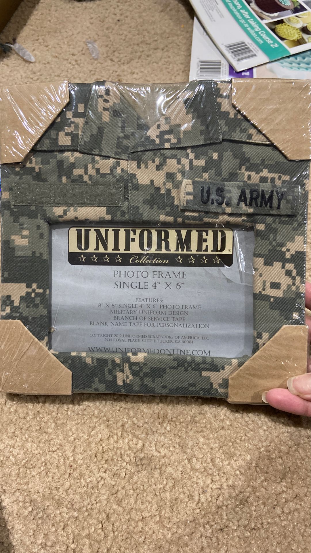 NEW 4x6 US Army Photo Frame