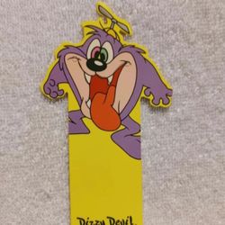 Vintage Looney tunes Tiny Toon Dizzy Devil beanie book mark