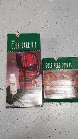 Golf Head Cover and Club Care Kit