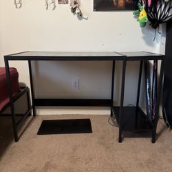 47” Black Desk