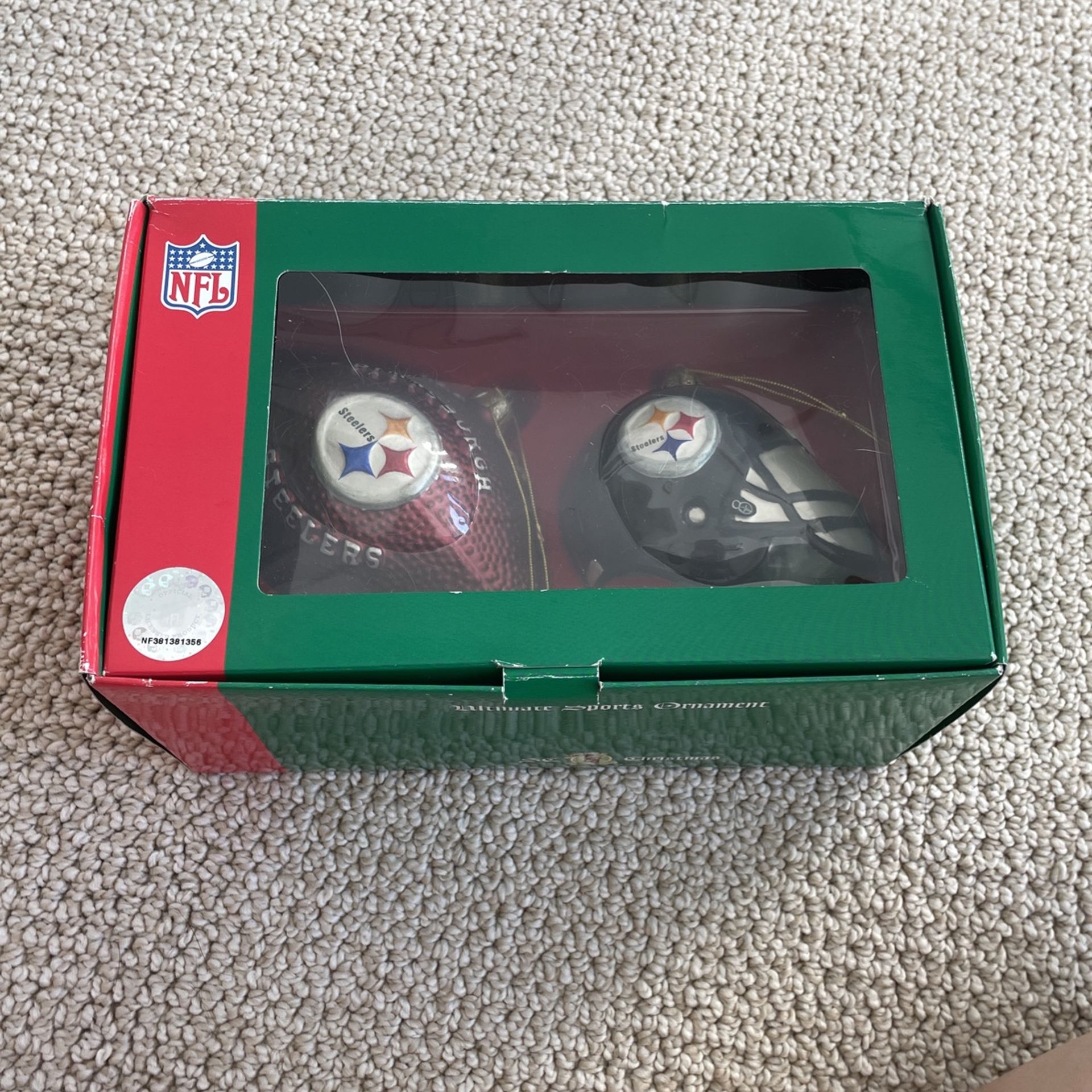 Steelers Football Ornaments