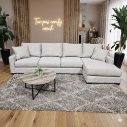 🛋️ Large High Quality Sectional Sofa w/ Chaise (Delivery Available!! )