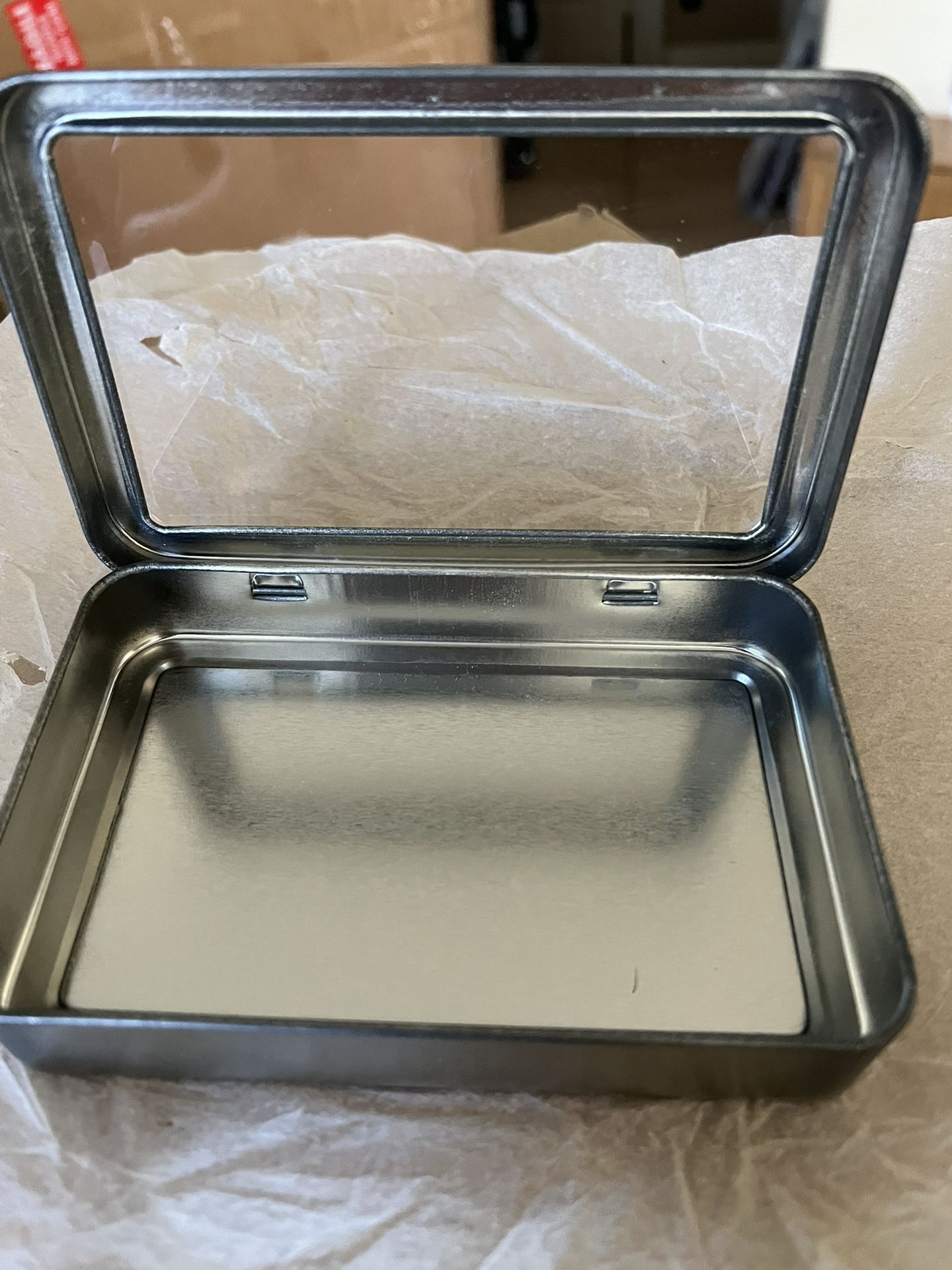 Craft Tins Rectangular Hinged