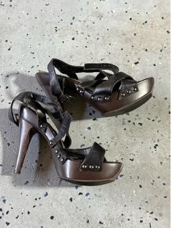 Women’s Size 9 Brown & Black High Heels