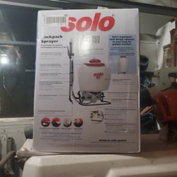 Solo Backpack Sprayer  Is New Never Been Used 