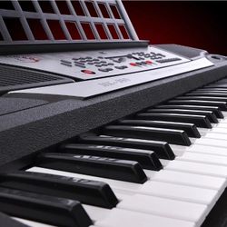 Musical Electronic Keyboard 61 Keys Instrument Black - Music Equipment Supplies - Father's Day Sale