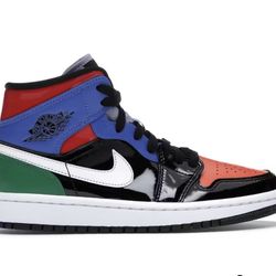 Women’s Jordan 1s Mid Patent Leather 