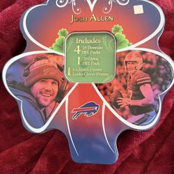 Josh Allen Lucky Clover Card Tin