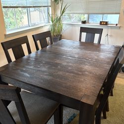 Dining Table Set With 6 Chairs 