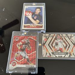 Travis Kelce Rookie Card And Patrick Mahomes 2 Card As Well