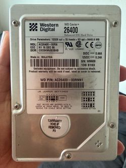WD hard drive