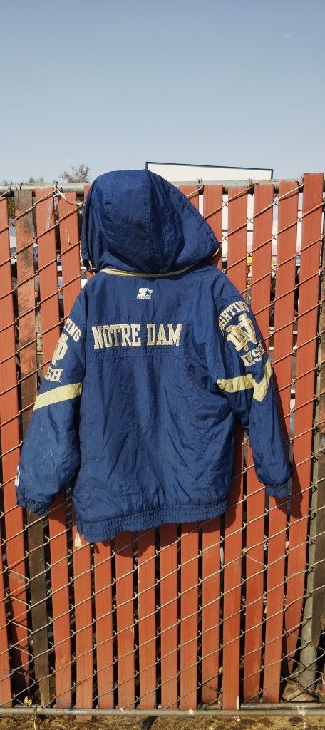 Starter 1990's Notre Dame Fighting Irish Jacket (Size L)