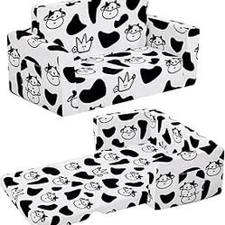 New In Box Toddler Couch, Kids Chair Couch, 2-in-1 Kids Couch Fold Out, Convertible Kids Sofa to Lounger for Girls and Boys Chair for Toddlers Kids Ch