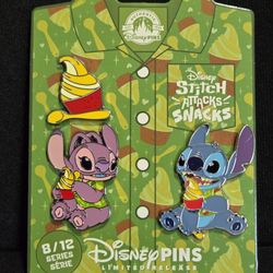 Disney Pins - Stitch Snack Attack - Dole Whip
