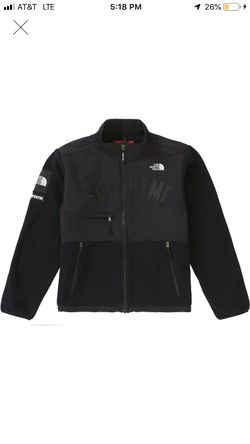 Supreme tnf fleece black medium
