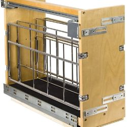 8" No Wiggle" Soft-close Tray Divider Pullout